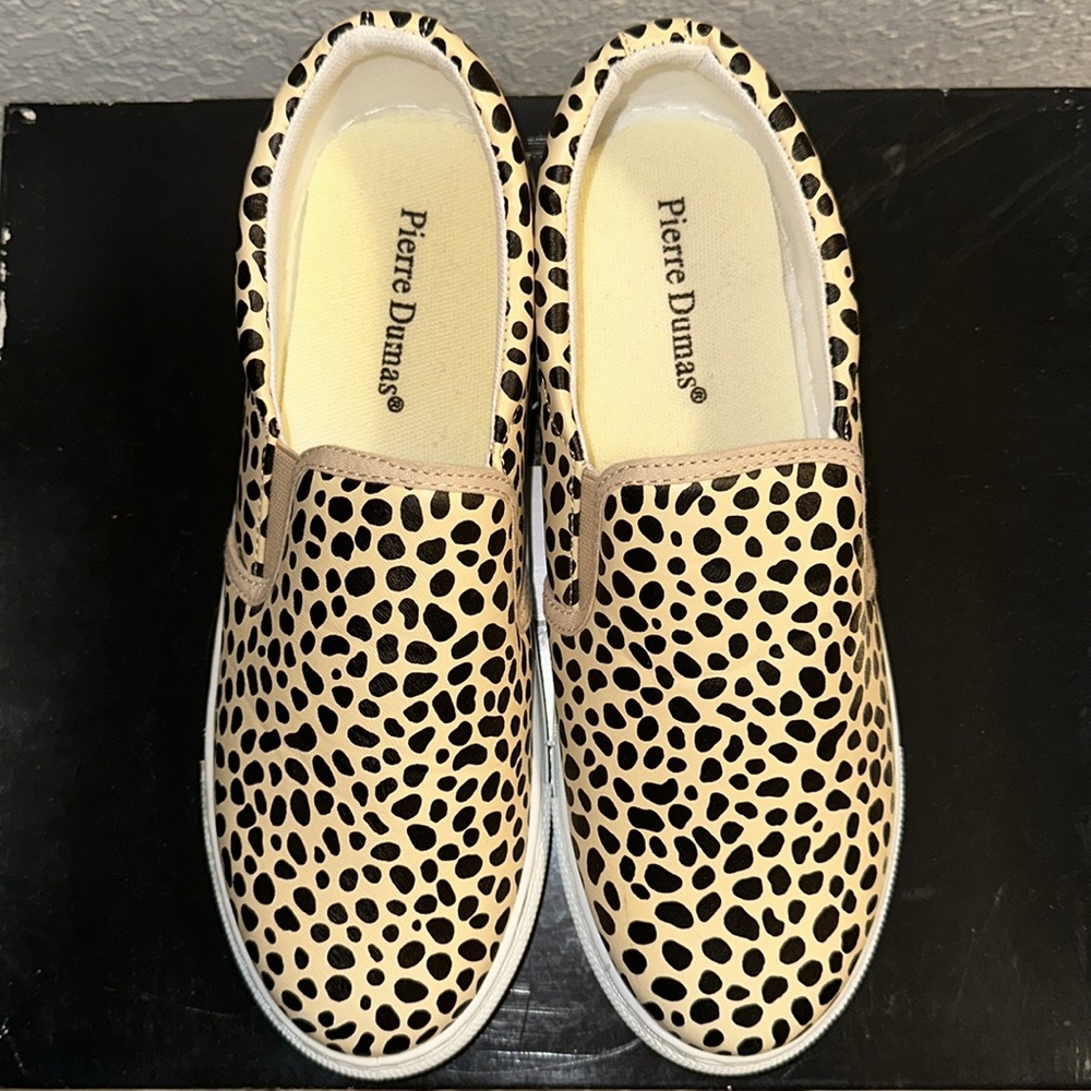 Women’s Pierre Dumas Traveler 4 Slip-On Cheetah Print Shoes 9M - Picture 2 of 9